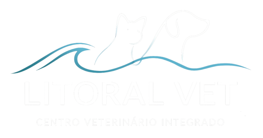 Logo da Litoral Vet, centro veterinário integrado em Imbituba SC